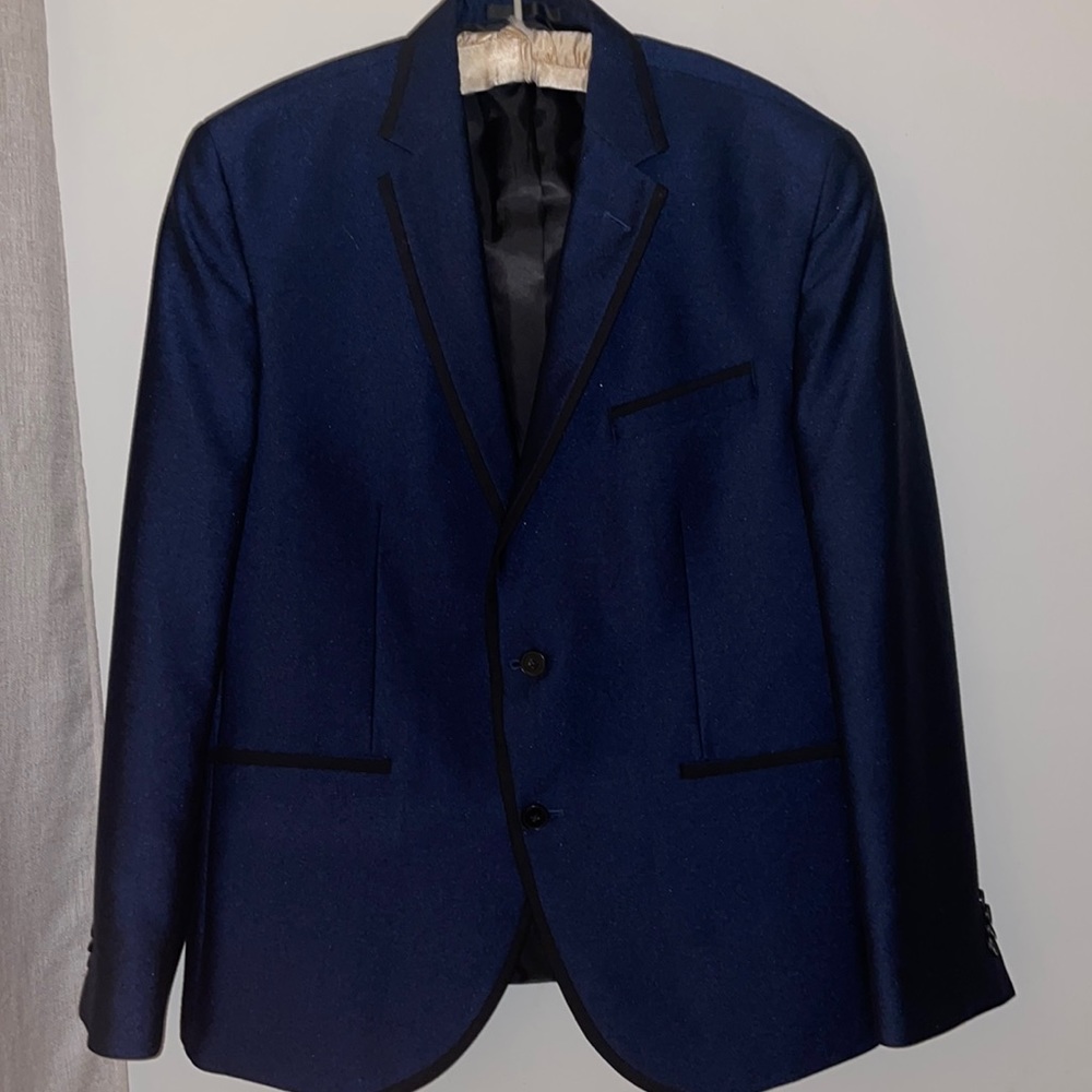 Kenneth Cole reaction 42S blue suit jacket
